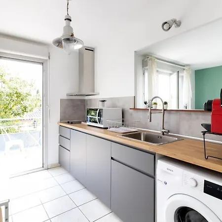 Beautiful Apartment With Terrace + Private Parking Toulouse Exterior foto
